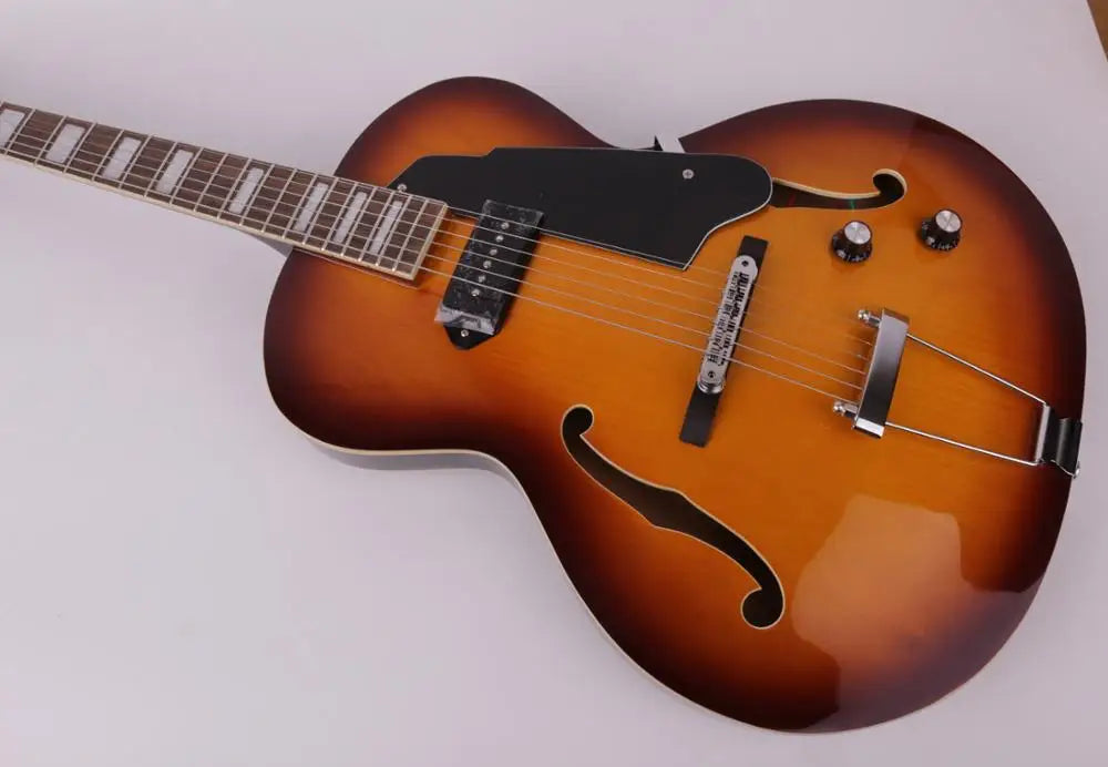 Good quality jazz hollow body electric guitar electricas electro electrique guitare guiter guitarra gitar guitars