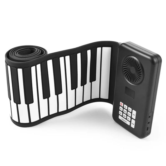 88 Key Portable Piano Handroll Electronic Piano Environmental Silicone Foldable Piano Home Practice Electronic Piano No Speaker