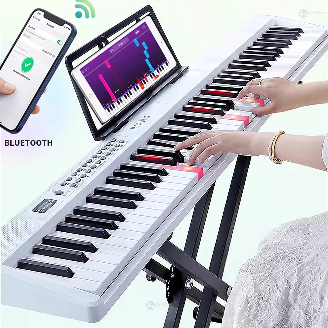 New Folding Piano 88 Keys Midi Musical Keyboard Professional Children's Music Instruments Adult Electronic Portable Synthesizer