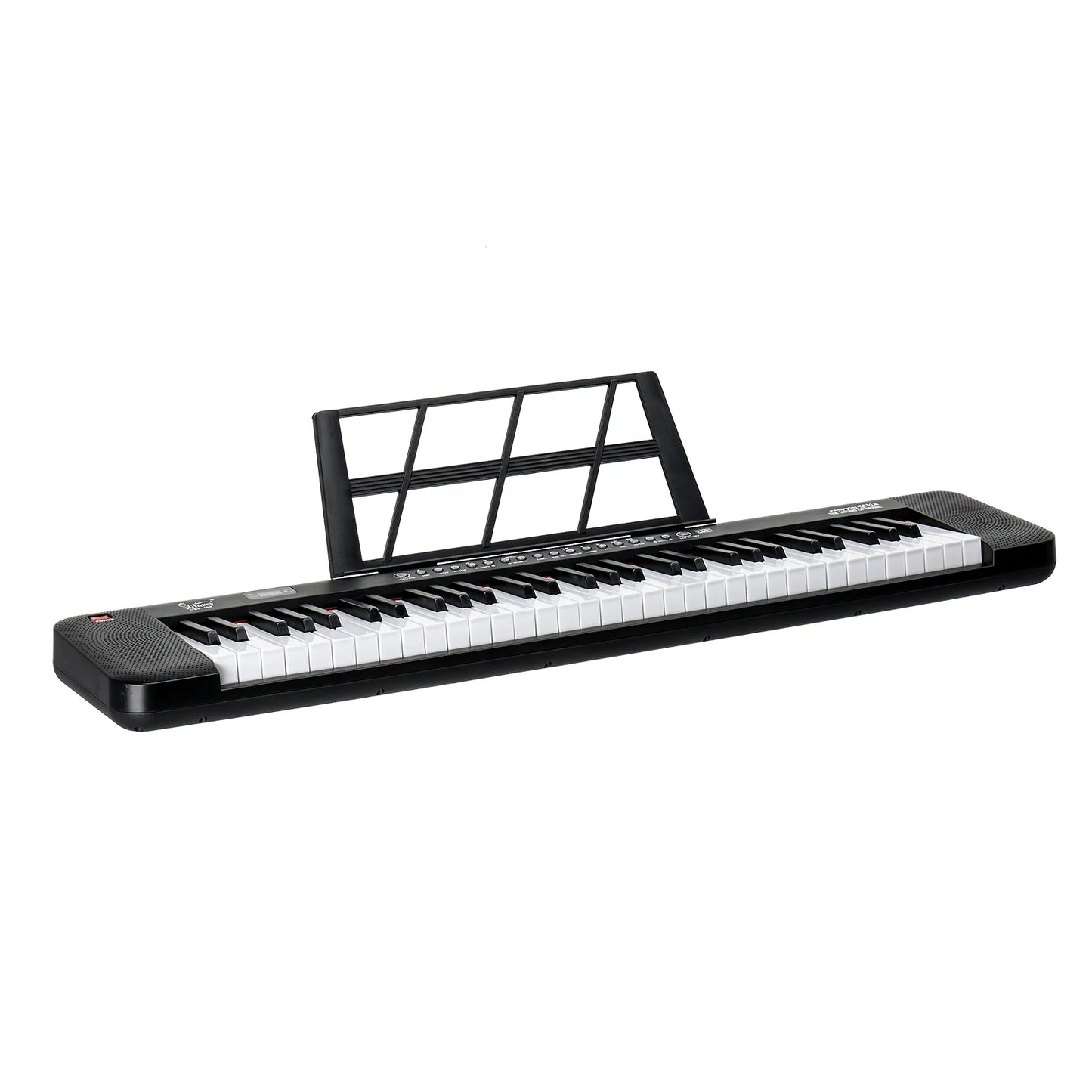 Glarry GEP-109 61 Key Lighting Keyboard with Piano Stand, Piano Bench, Built In Speakers, Headphone, Microphone, Music Rest, LED