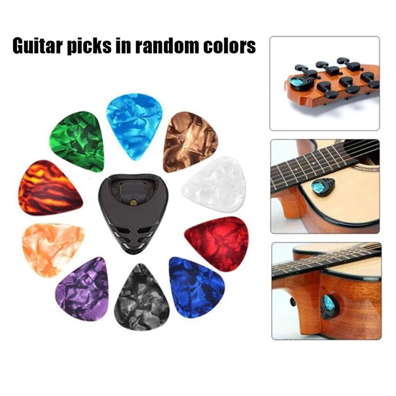 New 1PC  Guitar Picks Thickness 0.46mm/0.71mm/0.96mm Plectrum Electric Smooth Guitar Pick Bass Acoustic Guitar Accessories 2023