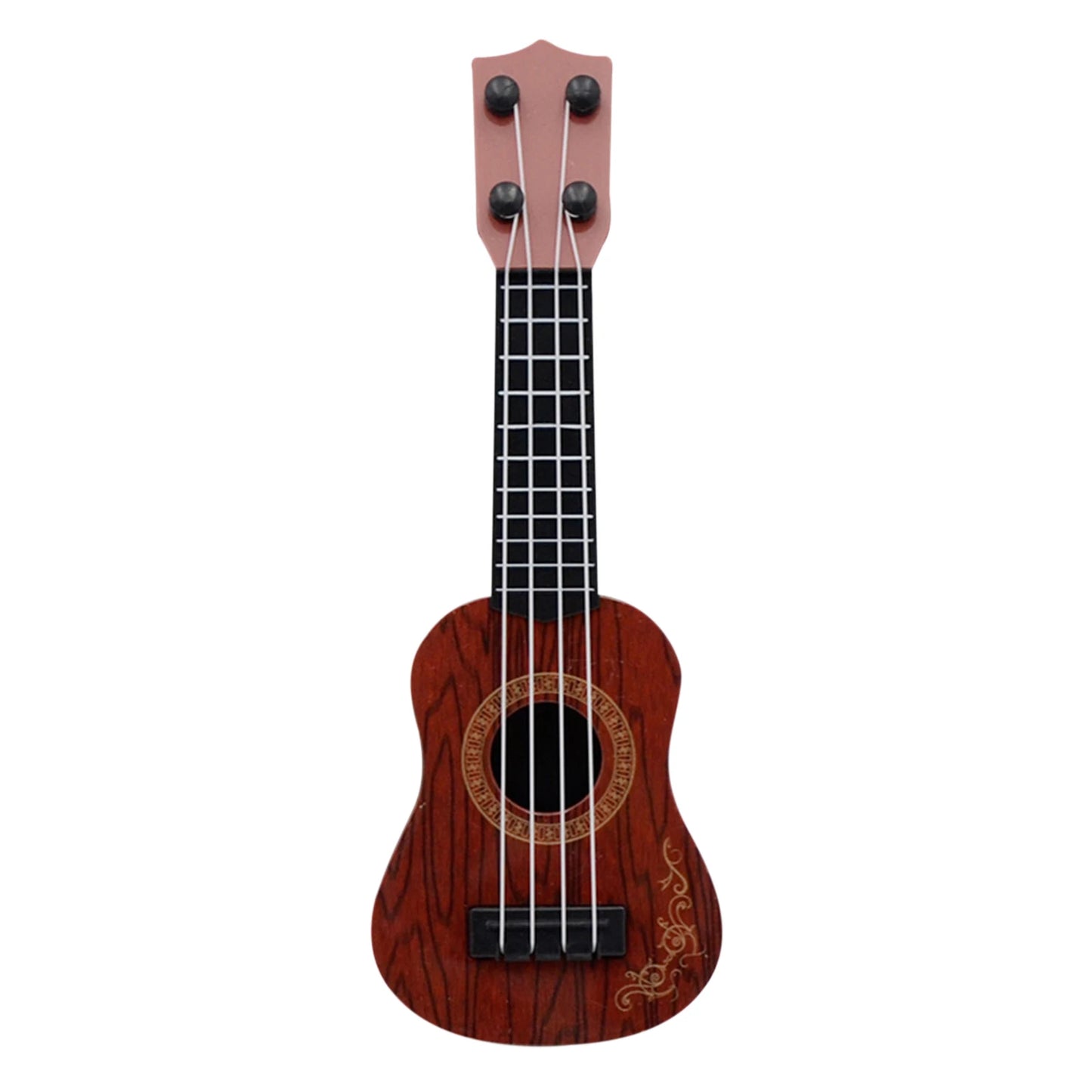 Kids Small Guitar Musical Toy Mini Classical Ukulele Guitar Toy Lightweight Party Supplies Adjustable for Children Holiday Gifts