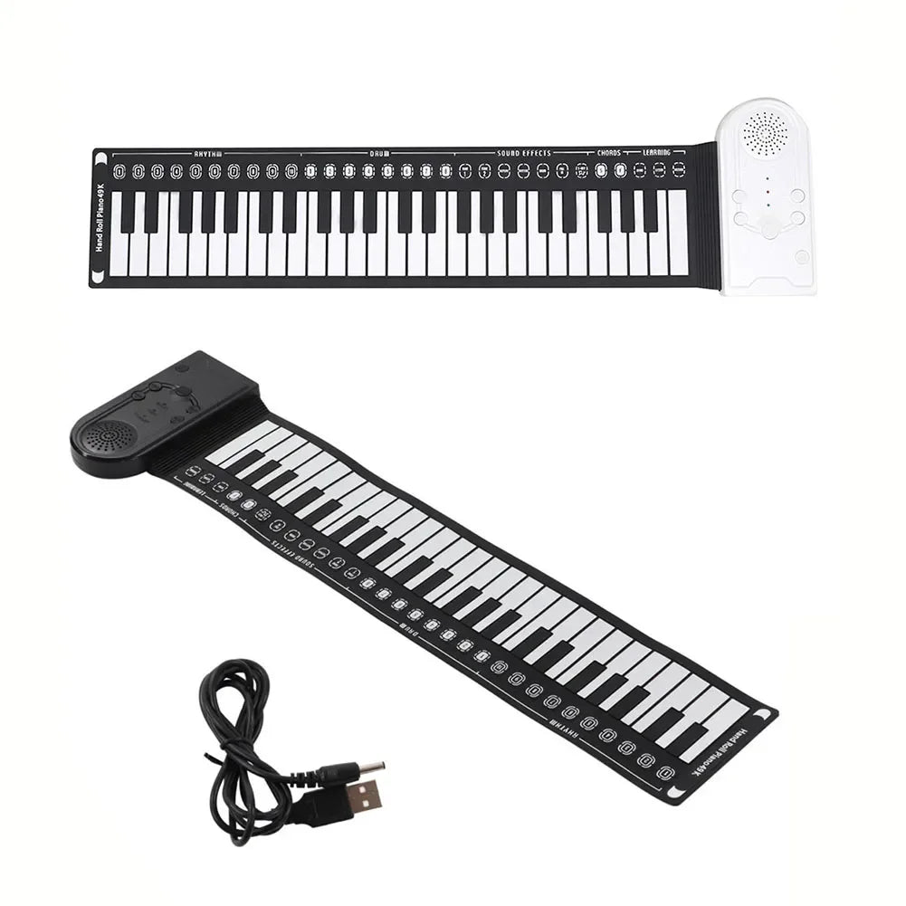 Foldable Roll Up Piano Roll Up Piano Piano Roll Up Soft Keyboard Electronic Organ Gifts Brand New High Quality